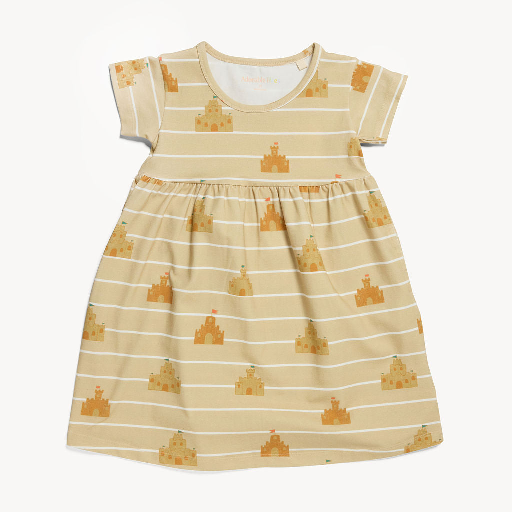 Sandcastles Short Sleeve Dress