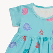 Sea Shells Short Sleeve Dress
