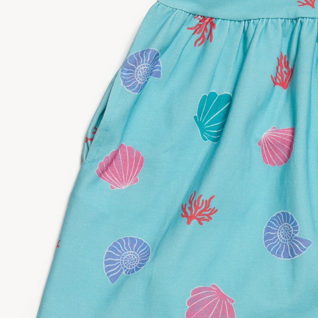 Sea Shells Short Sleeve Dress